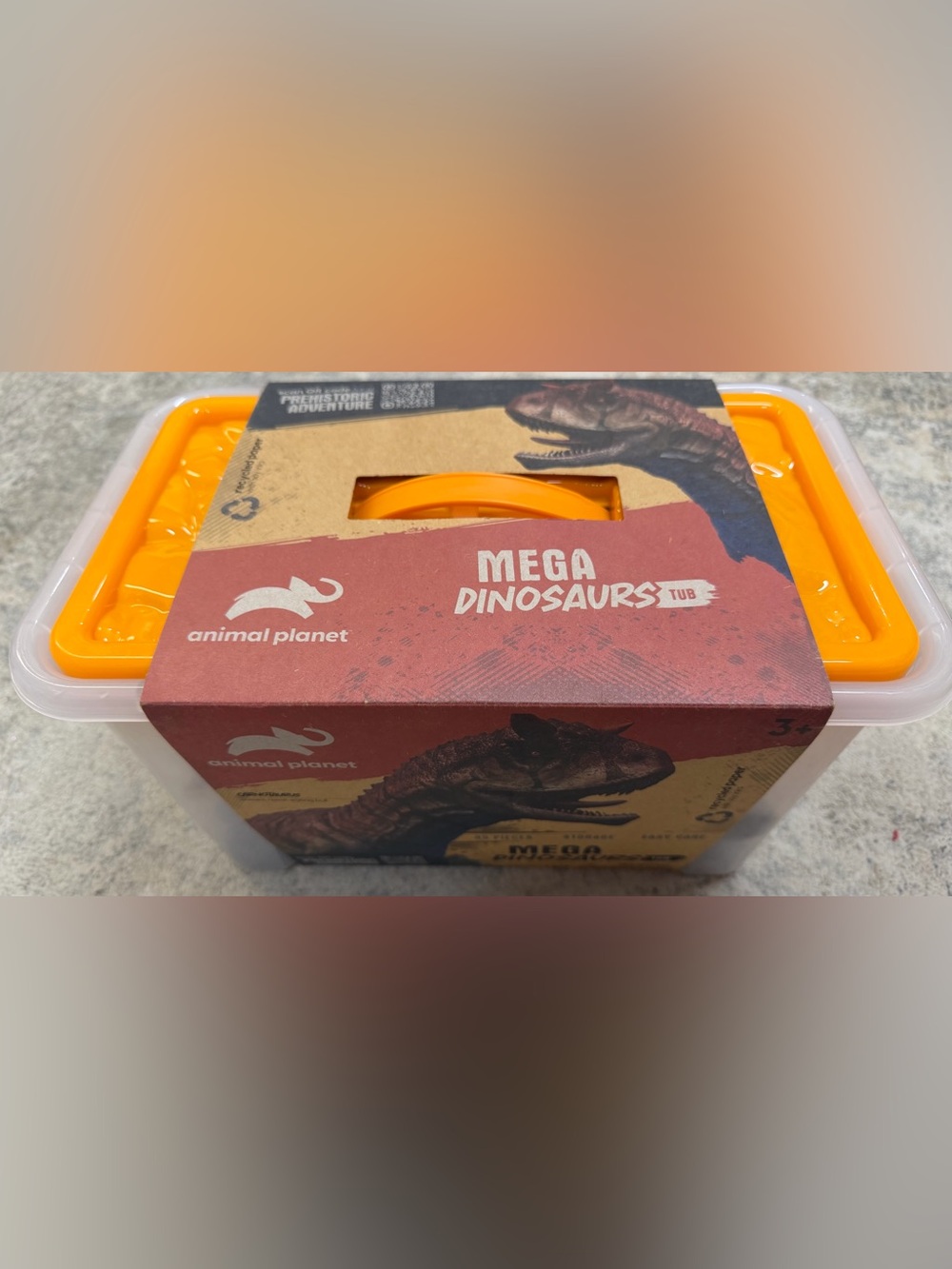 Animal Planet Mega Dinosaurs Carry Case NWT